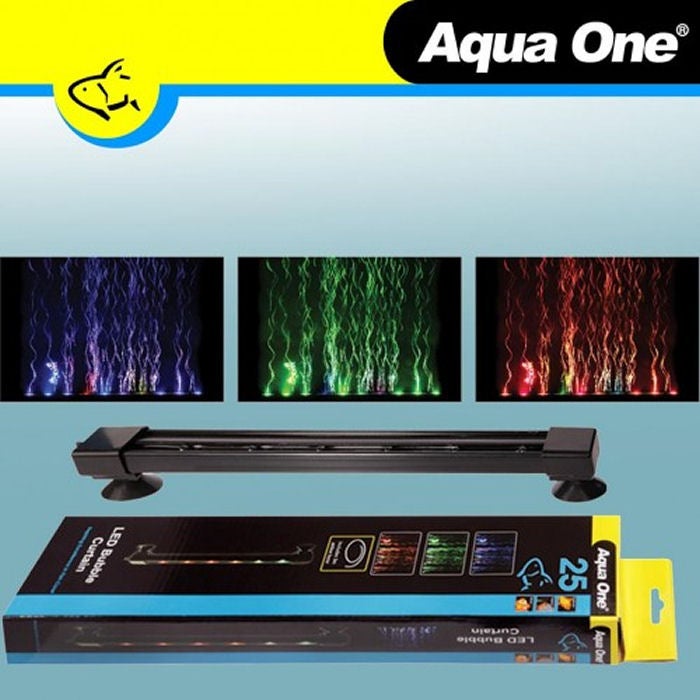 Aqua One LED Bubble Curtain 25cm Fish Mania Aquatics FINatical