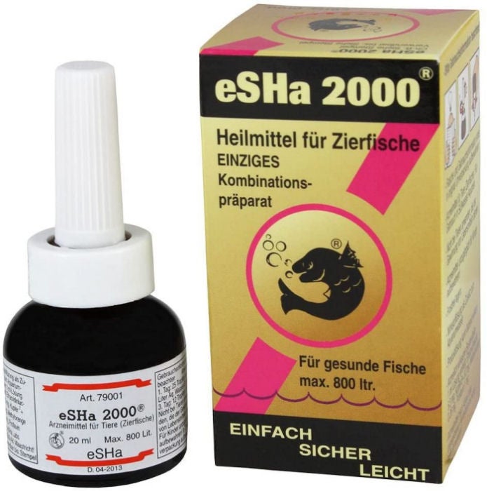 eSHa 2000 Fungus Finrot & Bacteria Treatment - Aquarium from Pond Planet  Ltd UK