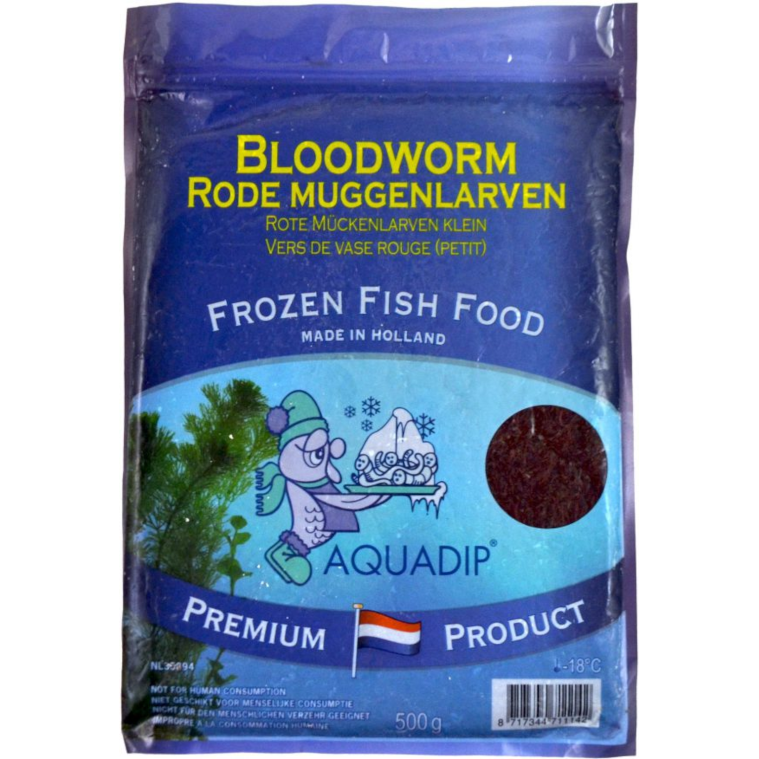 Frozen fish food bulk flat breeder plates 500g & 1kg (bloodworm, daphnia,  brine shrimp, beefheart and much more)